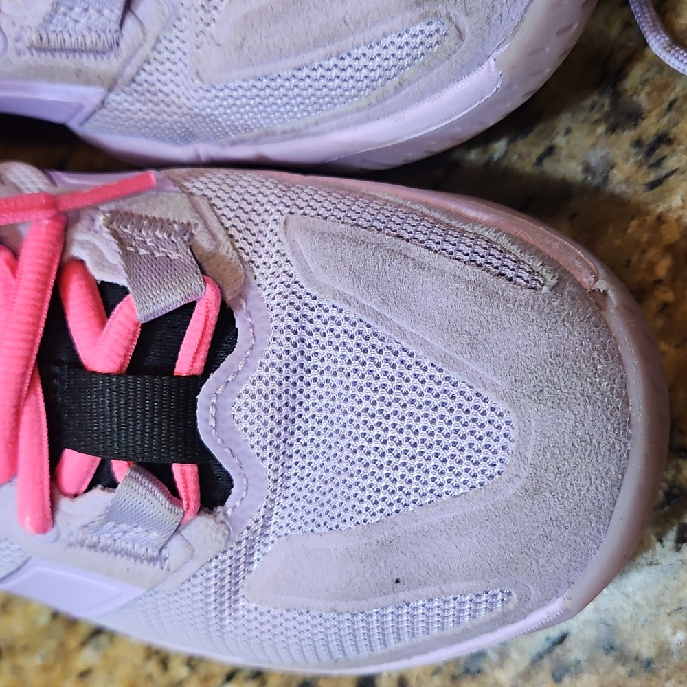 Adidas Lavender and Pink Athletic Shoes Volleyball - Picture 4 of 5